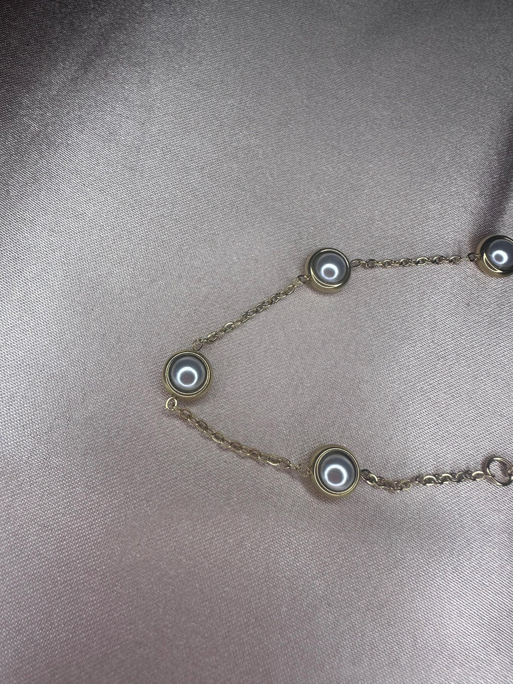 18K Gold Plated Pearl Anklet – Dainty Minimalist Chain Bracelet – Elegant Summer Jewelry