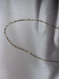 18K Gold Plated Sequin Disc Necklace – Minimalist Stainless Steel Chain