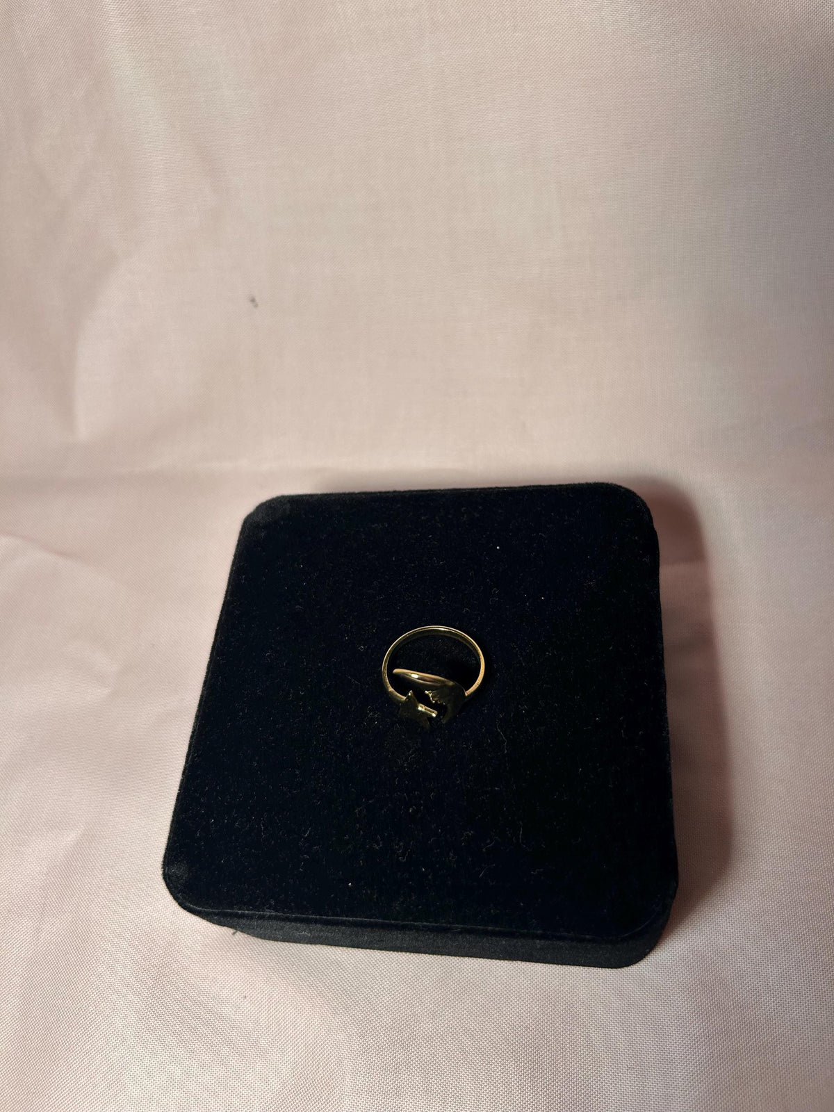 18K Gold Plated Moon Star Ring, Celestial Adjustable Open Ring, Minimalist Astrology Jewelry