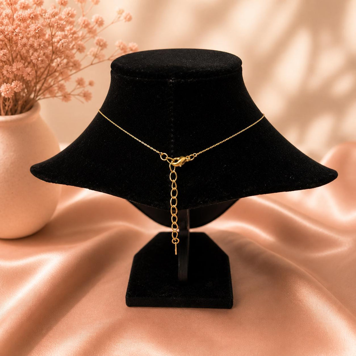 18K Gold Plated Solitaire Necklace, Dainty Crystal Pendant, Minimalist Everyday Jewelry