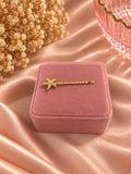 18K Gold Plated Starfish Hair Clip, Coastal Beach Bobby Pin, Summer Jewelry Accessory